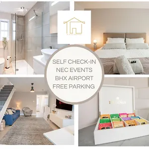  Apartment Stunning Abode 5 Min From Nec & Bhx, Pets Allowed